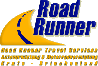 ROAD RUNNER TRAVEL SERVICES - AUTOVERMIETUNG & MOTORRADVERMIETUNG - KRETA - GRIECHENLAND